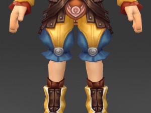 cartoon character puli Modello 3D