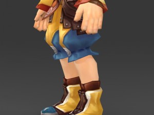 cartoon character puli Modello 3D