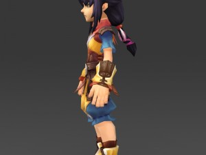 cartoon character puli Modello 3D