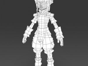 cartoon character puli Modello 3D