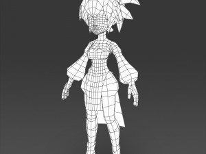 cartoon character sukhi Model 3D