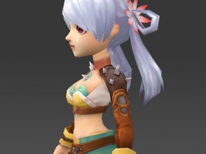 cartoon character thali 3D Model