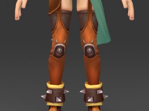 cartoon character thali 3D Model