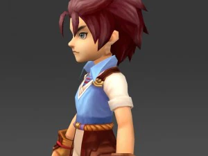 cartoon character tuli 3D Model