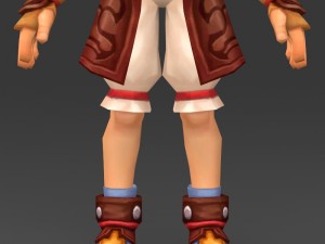 cartoon character tuli 3Dモデル