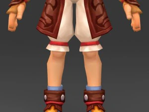 cartoon character tuli 3D Model