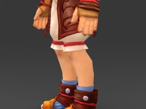 cartoon character tuli 3Dモデル