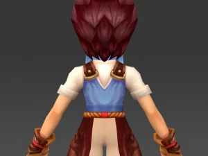 cartoon character tuli 3D Model
