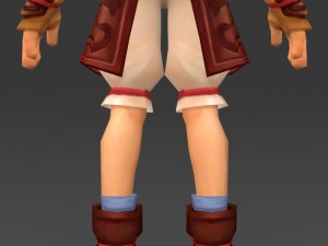 cartoon character tuli 3Dモデル