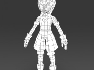 cartoon character tuli 3Dモデル