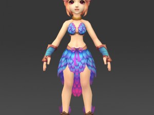 cartoon character julni Modelo 3D