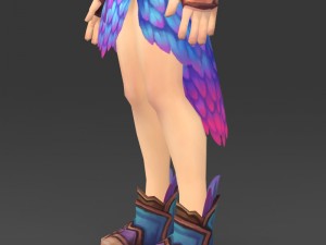 cartoon character julni Model 3D