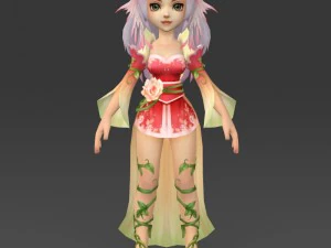 personnage de dessin anim&eacute; Modèle 3D