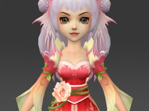 cartoon character dhuli 3D मॉडल