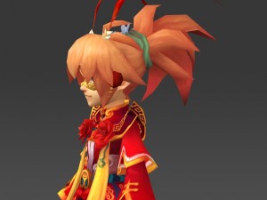 cartoon character king bunda Modelo 3D