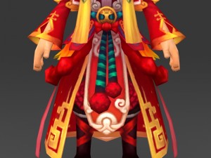 cartoon character king bunda Modelo 3D