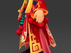 cartoon character king bunda Modelo 3D
