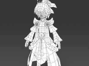 cartoon character king bunda Modelo 3D