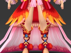 cartoon character queen bandi Modelo 3D