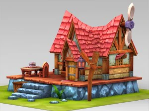 game ready fantasy sweet home 3D Model