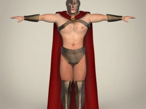 realistic spartan warrior 3D Model