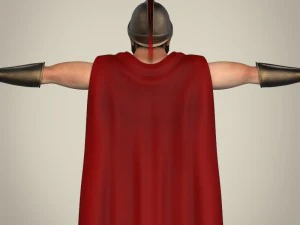 realistic spartan warrior 3D Model