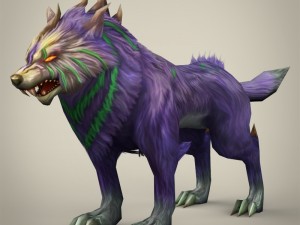game ready fantasy monster wolf Modelo 3D