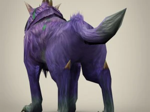 game ready fantasy monster wolf 3D Model