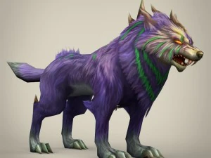 game ready fantasy monster wolf 3D Model