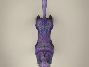 game ready fantasy monster wolf 3D Model