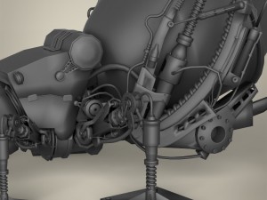 robotic grasshopper Modelo 3D