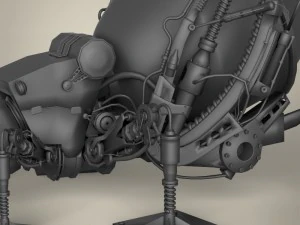 ロボットバッタ 3Dモデル