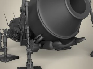 ロボットバッタ 3Dモデル