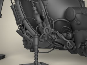 robotic grasshopper Modelo 3D