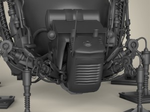 robotic grasshopper Modelo 3D