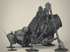 robotic grasshopper Modelo 3D