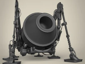 ロボットバッタ 3Dモデル