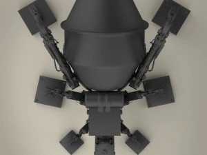 ロボットバッタ 3Dモデル