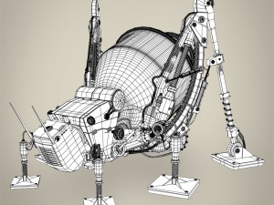 robotic grasshopper Modelo 3D