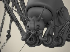 robotik &ouml;r&uuml;mcek 3D Model