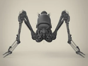 robotik &ouml;r&uuml;mcek 3D Model