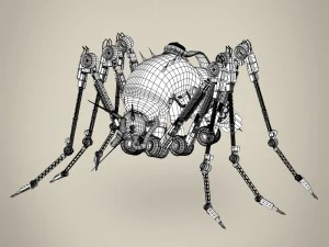 robotik &ouml;r&uuml;mcek 3D Model