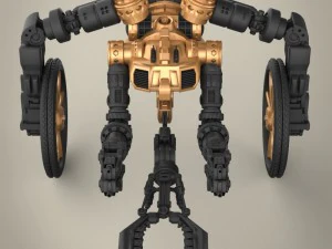 로봇식 기계 손 3D 모델