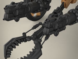robotic mechanical hand 3D Model