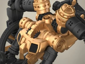 robotyczna mechaniczna ręka Model 3D