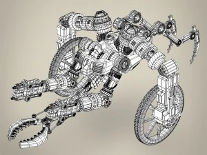 robotyczna mechaniczna ręka Model 3D