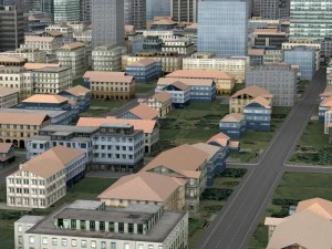 metropolitan cityscape 3D Model