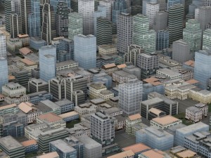 metropolitan cityscape 3D Model