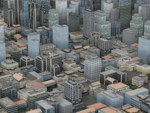 metropolitan cityscape 3D Model
