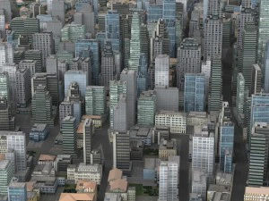 metropolitan cityscape 3D Model